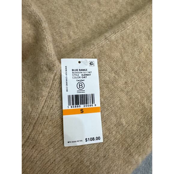 Karen Kane Cozy Blouson Sleeve Sweater – Size Small (Oatmeal) - Picture 6 of 6